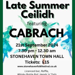 Late Summer Ceilidh – featuring CABRACH